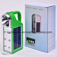 Lámpara de linterna que acampa solar portable al aire libre de la emergencia LED